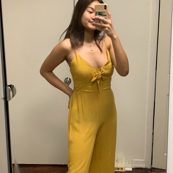 Purple Snow Pants - Mustard Yellow Summer Jumpsuit Cropped